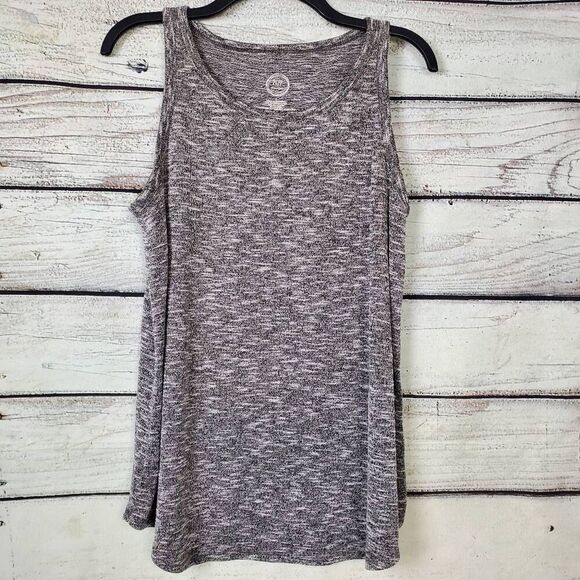 Maurices 24/7 Women’s Gray Heather Sleeveless Tank Top Size L - Picture 1 of 5